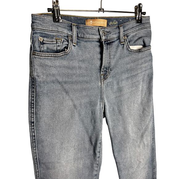 7 for all Mankind Edie Jeans High Rise Straight Ankle Size 26 7FAMK - Picture 3 of 9